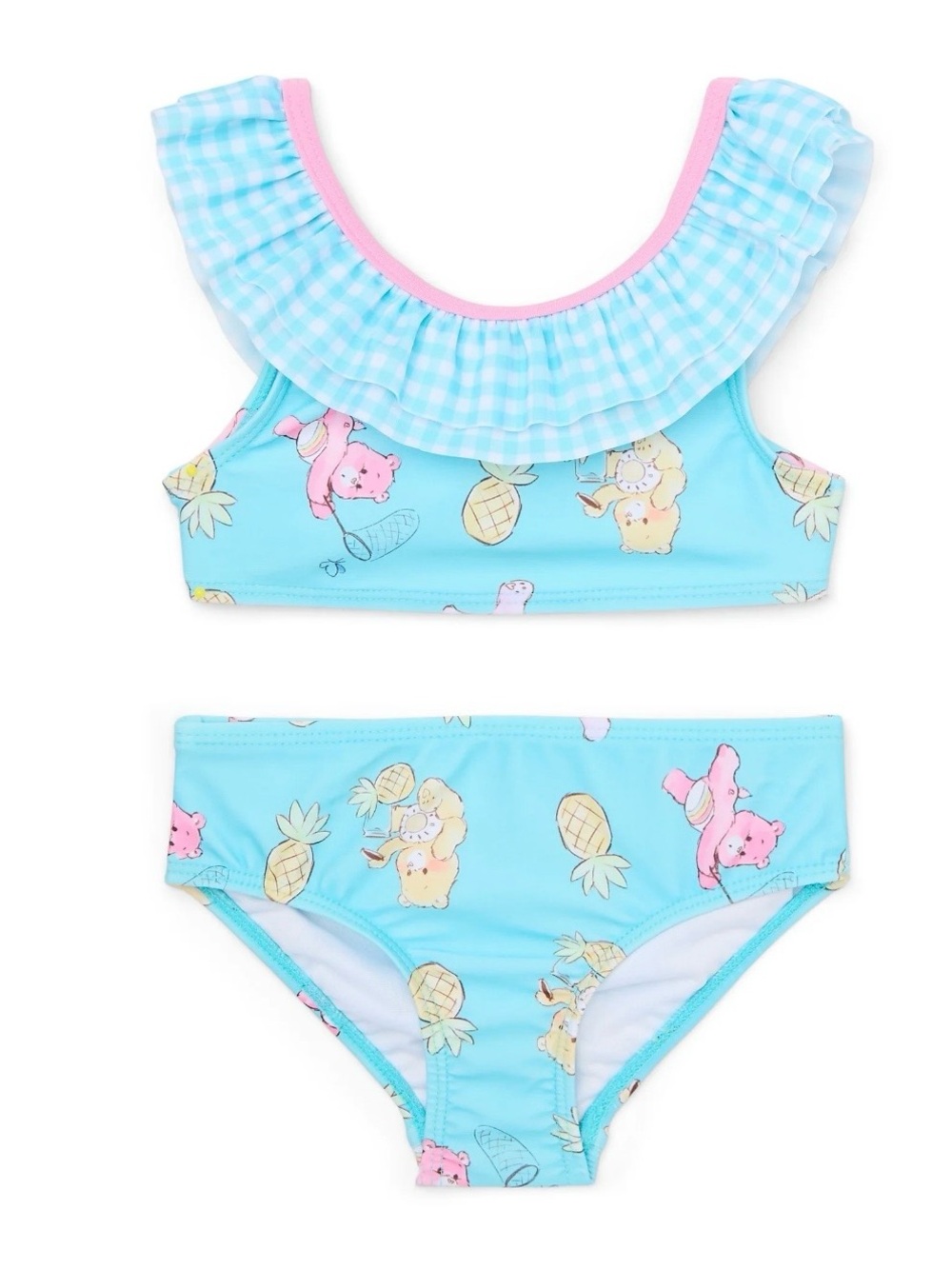 Character Toddler Girl Ruffle Bikini Swimsuit, Two-Piece